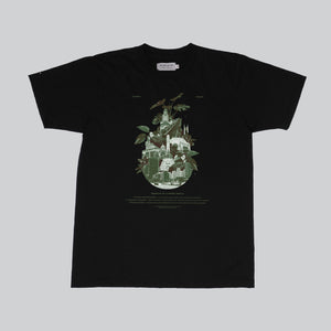 PLONTUR — PURVEYR "Green Manila" T-Shirt Black