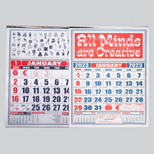 Load image into Gallery viewer, Type63 — PURVEYR 2023 Calendar: &#39;All Minds are Creative&#39;